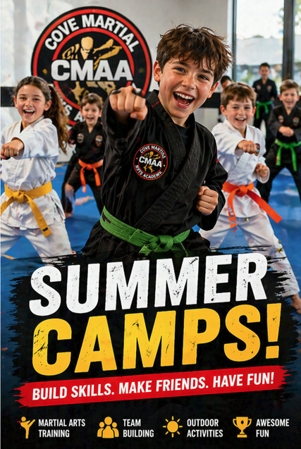 Summer Camps at Cove Martial Arts Academy in 295 Miller Ln. Owens Cross Roads